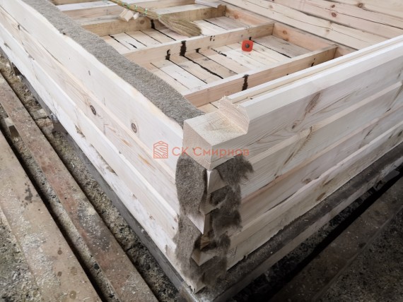 Сборка углов бани в ласточкин хвост