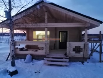 Фото №25: баня из бруса 118