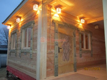 Фото №25: баня из бруса 57